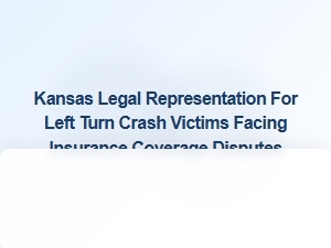 Kansas Legal Help for Left Turn Crash Victims in Insurance Disputes